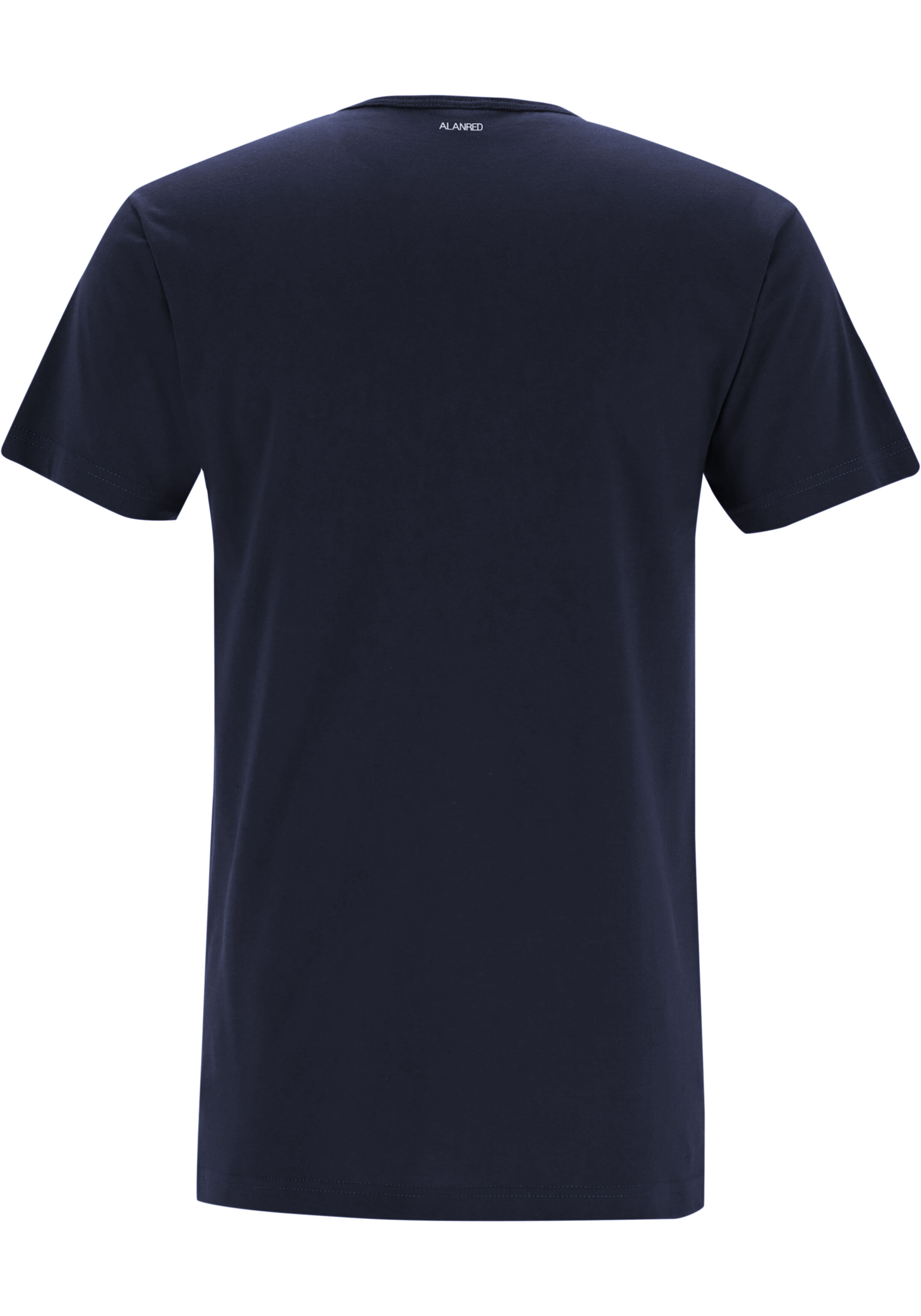 ALAN RED T-shirts Derby (2-pack), O-hals, donker blauw 